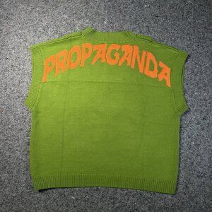 Vale Propaganda Sweater Vest Size Xl Vintage 90s Y2k